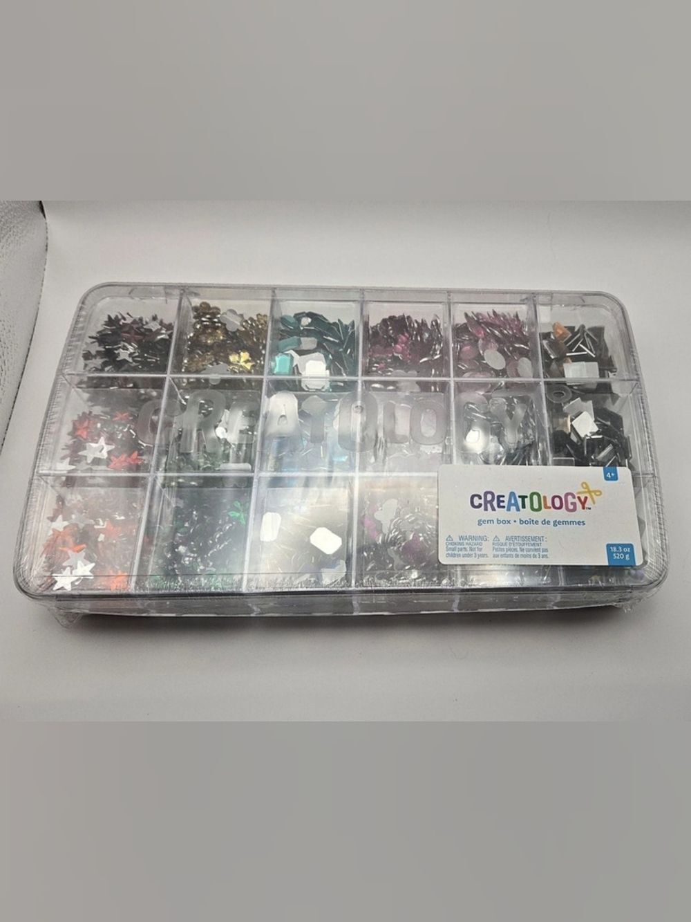 Sealed Creatology Gem Box Multicolor Craft Embellishments & Organizer